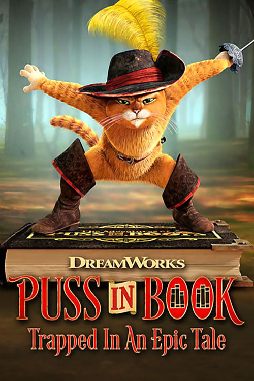 Nonton Puss in Book: Trapped in an Epic Tale 2017 Sub Indo